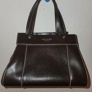 Kate Spade Black Leather Tote Bag
